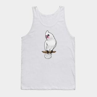 Bird - Bare-Eyed Cockatoo - Crest Up Tank Top